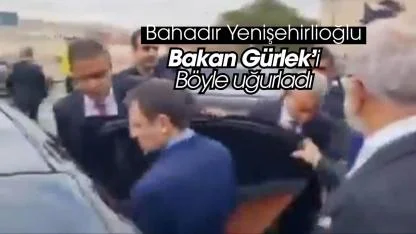 AK Parti Grup Başkanvekili Yenişehirlioğlu, Bakan Gürlek'i böyle uğurladı
