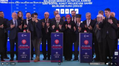 TOKİ Erdek Kura Sonuçları 300 Konut İçin 1.204 Başvuru Arasından Belirlendi