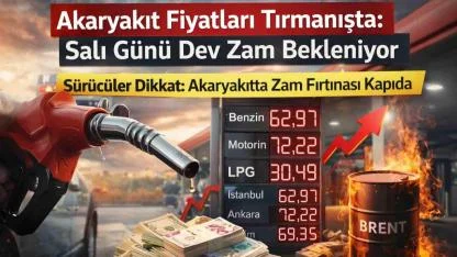 Akaryakıt fiyatları tırmanışta: Salı günü dev zam bekleniyor
