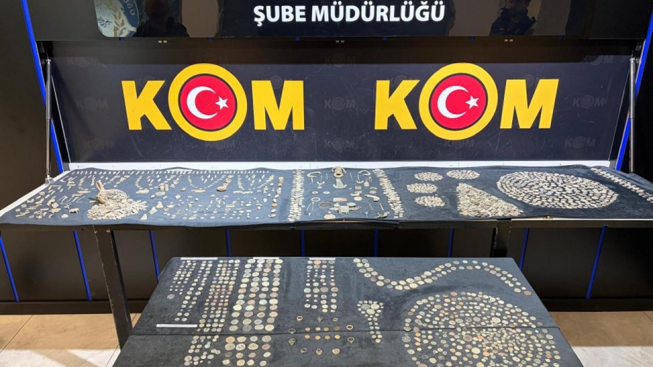 Ankara'da 6 bin 382 parça tarihi eser ele geçirildi