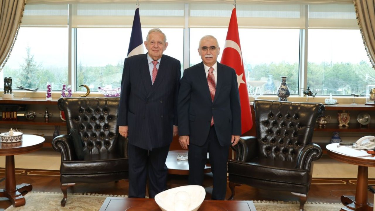 AYM Başkanı Özkaya, Fransa Anayasa Konseyi Üyesi Mezard ile görüştü