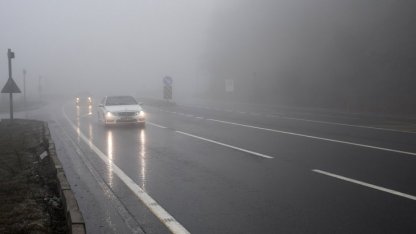 D-100 kara yolunun Bolu Dağı geçişinde sis etkili oldu