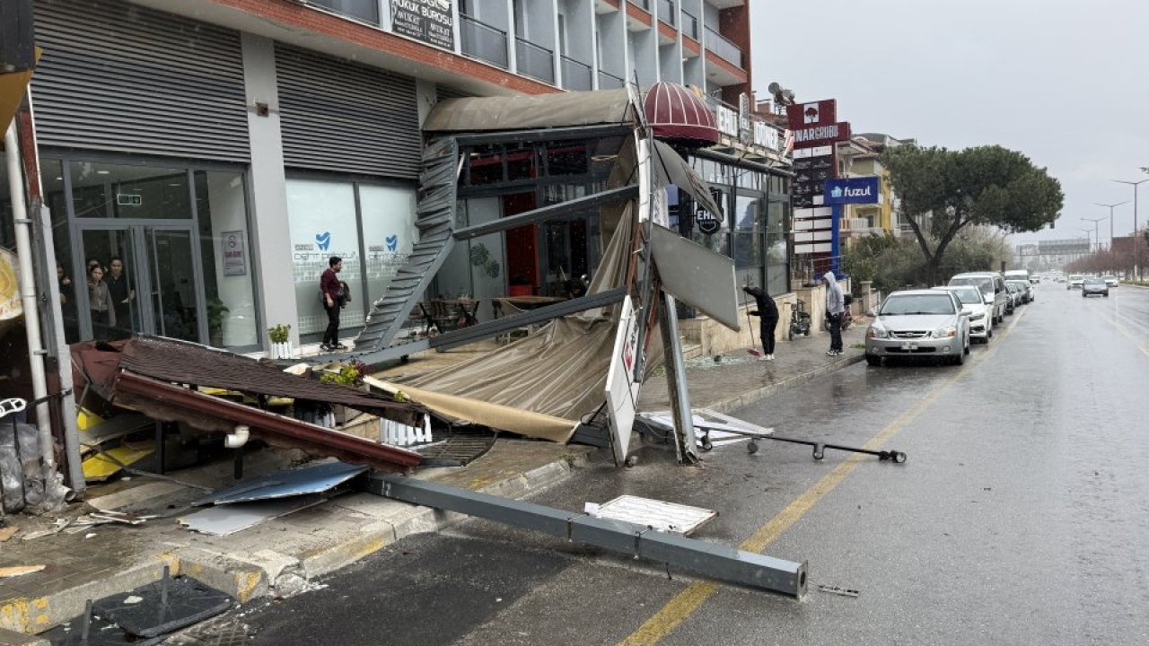 Denizli'de kuvvetli rüzgar hayatı olumsuz etkiliyor