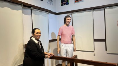 Gül Sunal, Malatya'da Kemal Sunal anı odasını ziyaret etti