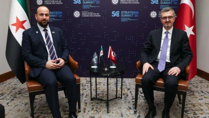 İletişim Başkanı Duran, Suriye Enformasyon Bakanı el-Mustafa ile görüştü