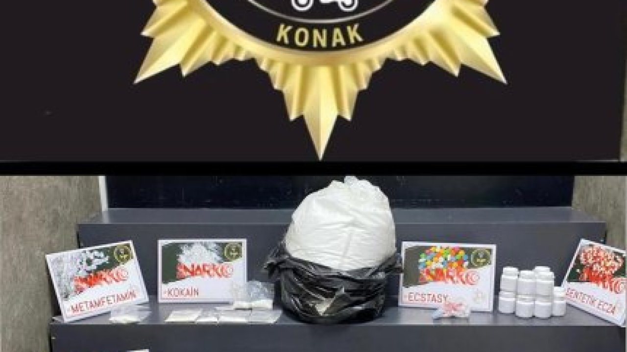 İzmir'de evinde uyuşturucu bulunan zanlı tutuklandı