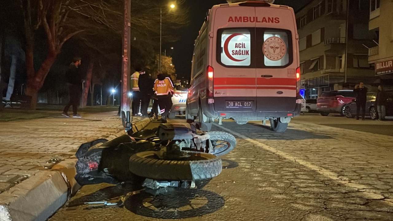 Kayseri'de polisten kaçan ehliyetsiz motosiklet sürücüsüne 336 bin lira ceza verildi