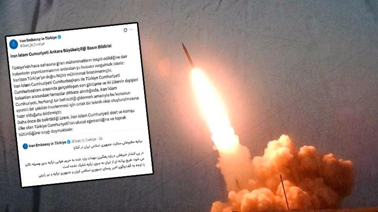 İran'dan Türkiye'ye füze iddiasına yalanlama: Biz fırlatmadık