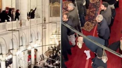 Fatih Camii'nde Kadir Gecesi'ne damga vuran protesto! Kadınlar başörtülerini çıkardı