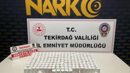 Tekirdağ'da uyuşturucu operasyonunda yakalanan 5 şüpheli tutuklandı