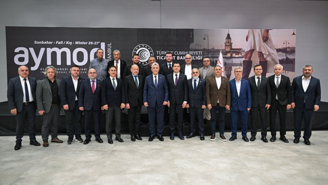 Ticaret Bakanı Ömer Bolat, AYMOD Uluslararası Ayakkabı Moda Fuarı'nda konuştu: