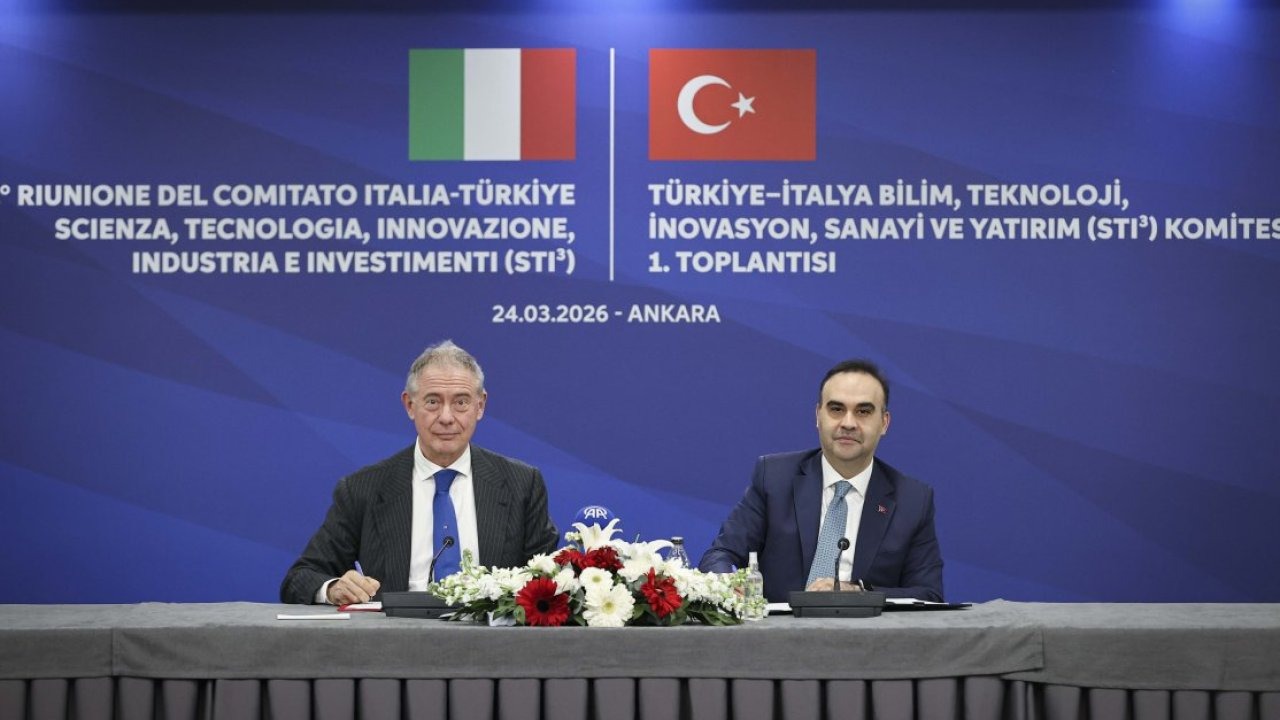 Türkiye-İtalya Bilim, Teknoloji, İnovasyon, Sanayi ve Yatırım Komitesi'nin ilk toplantısı Ankara'da yapıldı