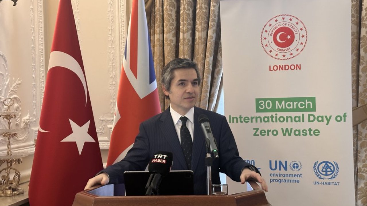 Türkiye'nin Londra Büyükelçiliğinde Uluslararası Sıfır Atık Günü dolayısıyla etkinlik düzenlendi