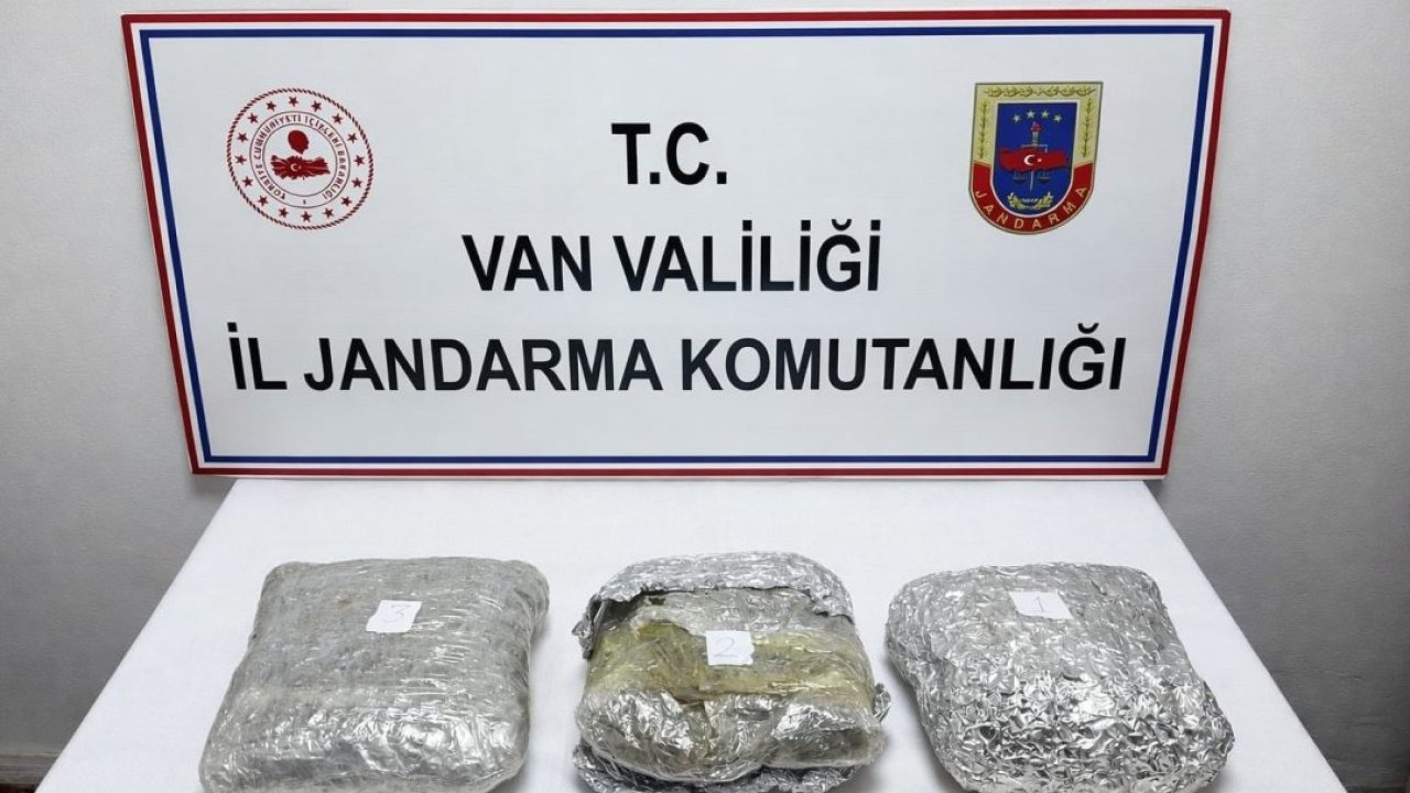 Van'da 4 kilo 60 gram uyuşturucu ele geçirildi