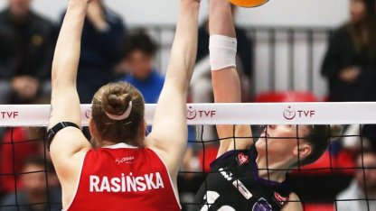 Voleybolda Kadınlar 1. Lig yarı final etabı, Alanya'da tamamlandı