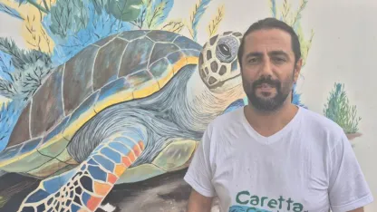 İztuzu sahili caretta carettalar için hazır