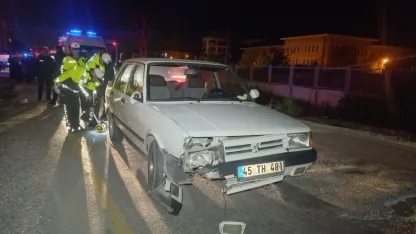 Manisa Yunusemre'de korkunç kaza: Otomobilin çarptığı yaya yaşamını yitirdi
