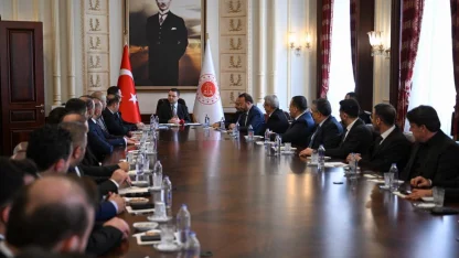 Adalet Bakanı Gürlek, Nevşehirli iş insanlarını kabul etti