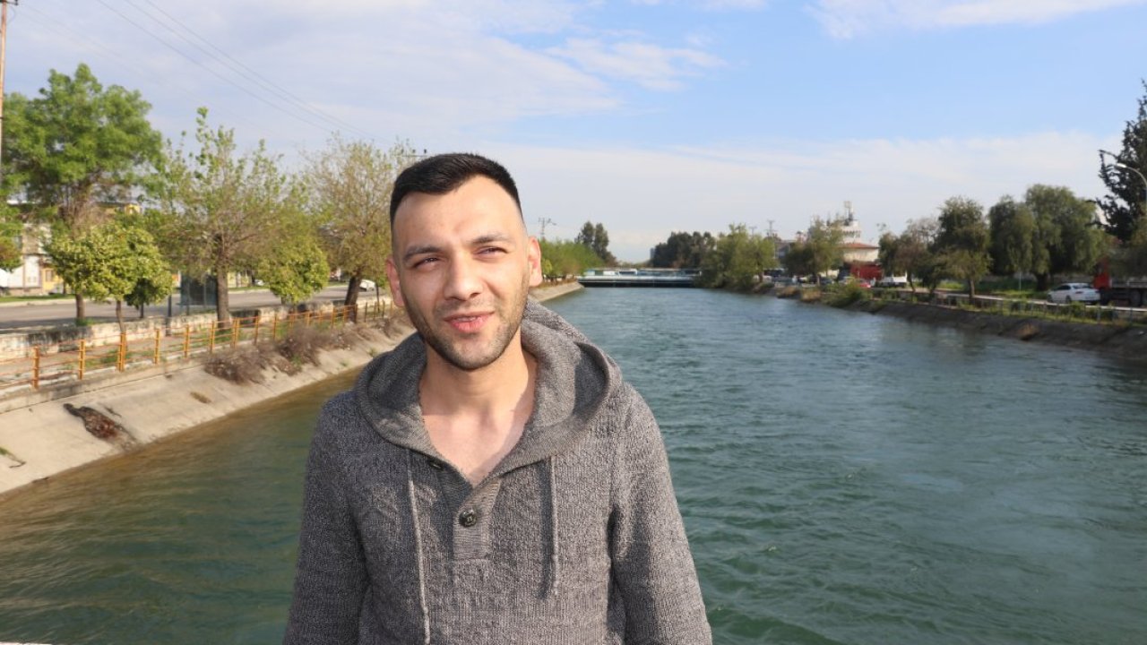 Adana'da sulama kanalına düşen genç kurtarıldı