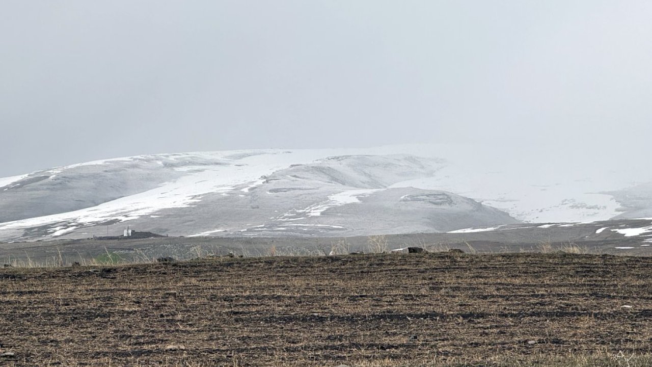 Ardahan'ın yüksek kesimlerinde kar etkili oldu