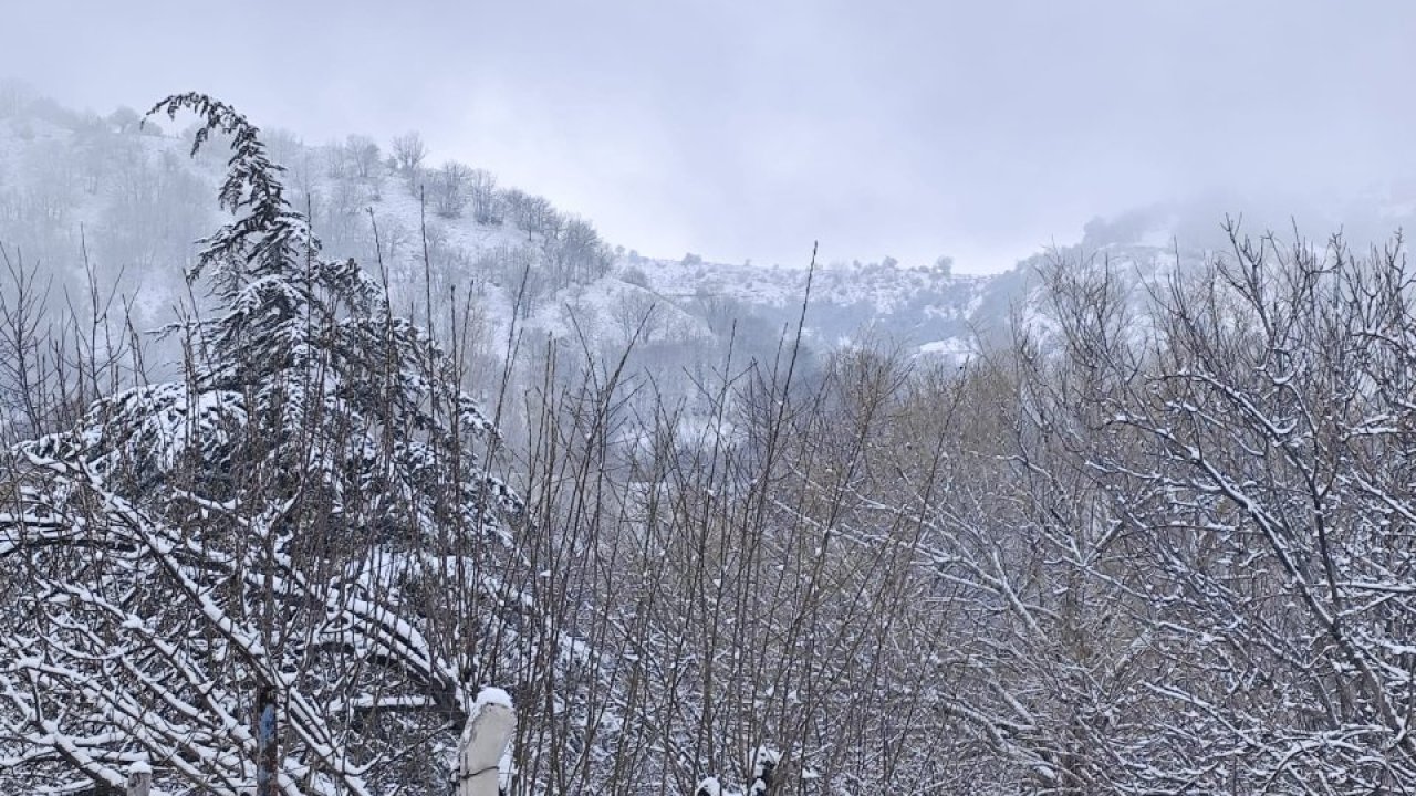 Beypazarı’nın yüksek kesimlerinde nisan karı etkili oldu