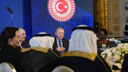 Cumhurbaşkanı Erdoğan, 152. Parlamentolar Arası Birlik Genel Kurulu onuruna verdiği akşam yemeğinde konuştu: (1) 
