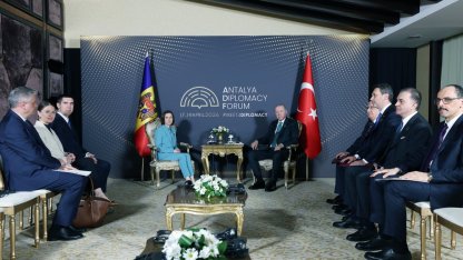 Cumhurbaşkanı Erdoğan, Moldova Cumhurbaşkanı Sandu ile görüştü
