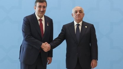 Cumhurbaşkanı Yardımcısı Yılmaz, TDT Üye Devletleri Hükümet Başkanları ve Cumhurbaşkanı Yardımcıları Toplantısı'nda konuştu: