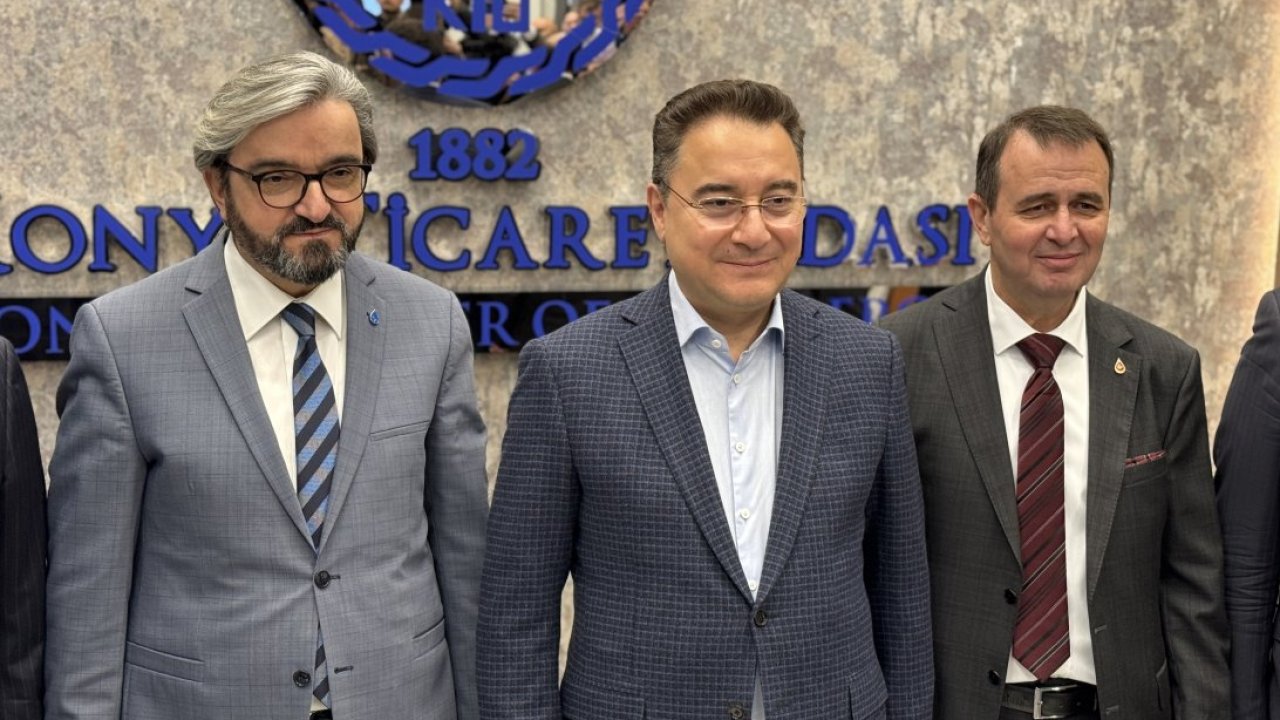 DEVA Partisi Genel Başkanı Ali Babacan, Konya Tarım Fuarı'nı ziyaret etti
