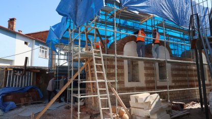 Edirne'deki Osmanlı eseri Çokalca Camisi'nde ihya çalışmaları yüzde 70'e ulaştı