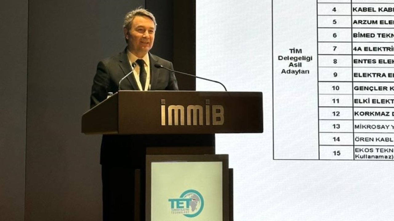 Elektrik ve Elektronik İhracatçıları Birliğinin başkanlığına Mehmet Kavaklıoğlu seçildi