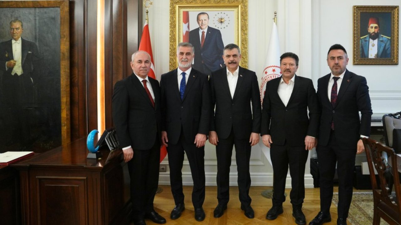 İçişleri Bakanı Çiftçi, TŞOF heyetini kabul etti