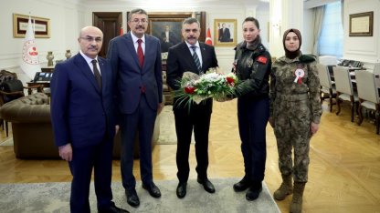 İçişleri Bakanı Çiftçi, Türk Polis Teşkilatı heyetini kabul etti