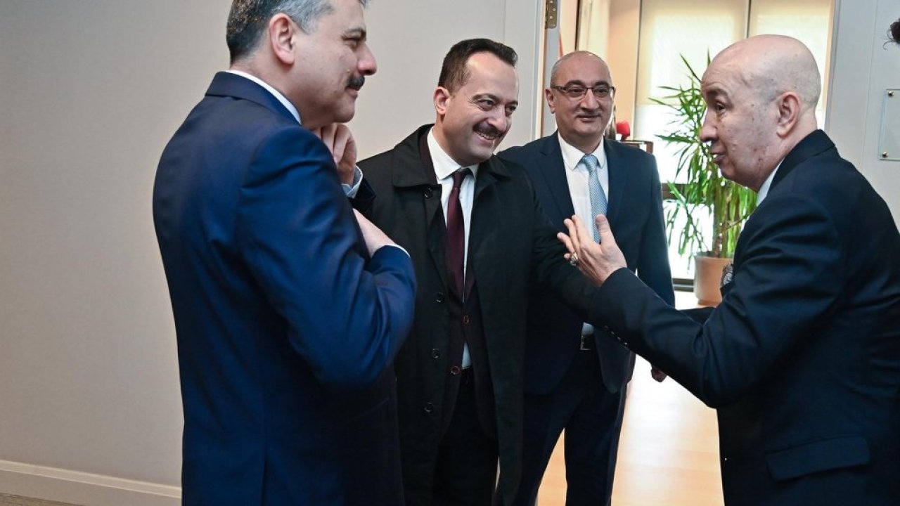 İçişleri Bakanı Çiftçi'den Polis Haftası dolayısıyla Cumhurbaşkanı Başdanışmanı Aslan'a ziyaret