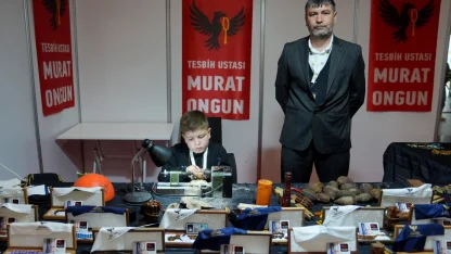 İstanbul Tesbih ve Doğal Taş Fuarı'nda özel tasarım ürünler sergilendi 