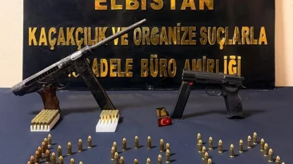 Kahramanmaraş'ta silah kaçakçılığı operasyonunda yakalanan 1 zanlı tutuklandı