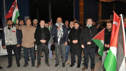 Kütahya'da İsrail'in Filistinli esirleri hedef alan idam yasasına tepki