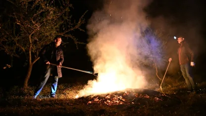Manisa'da çiftçilerin zirai don mesaisi 