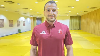 Milli judocu Bilal Çiloğlu'nun hayali olimpiyata eşi Habibe ile katılmak