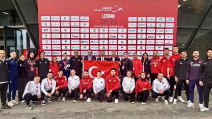 Milli karateciler, Çin'de 2 altın, 1 bronz madalya kazandı 