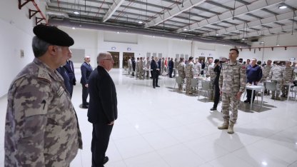 Milli Savunma Bakanı Güler, Katar'daki Türk birliğinde incelemelerde bulundu