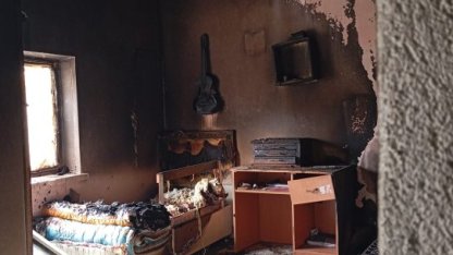 Nevşehir'de yıldırım isabet eden evde çıkan yangın söndürüldü