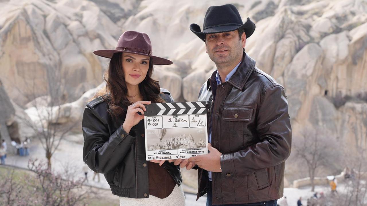 Sinem Ünsal ve Ozan Akbaba, Go Türkiye mini dizisi için Kapadokya'da