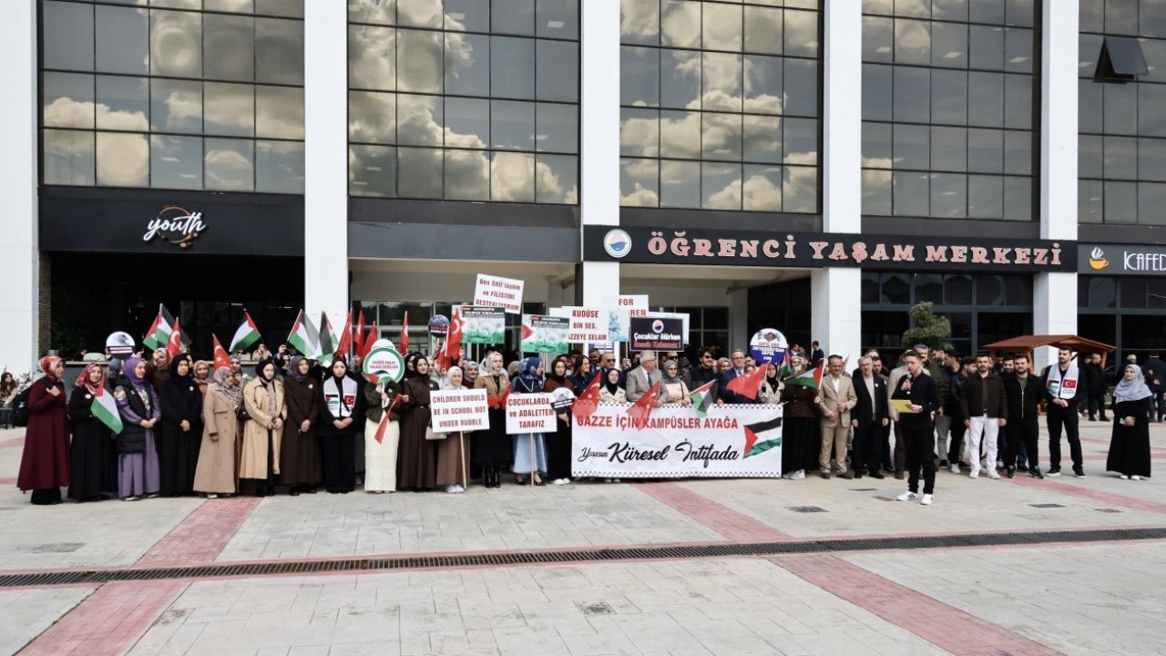 Sinop'ta İsrail'in Filistinli esirleri hedef alan "idam yasası" protesto edildi