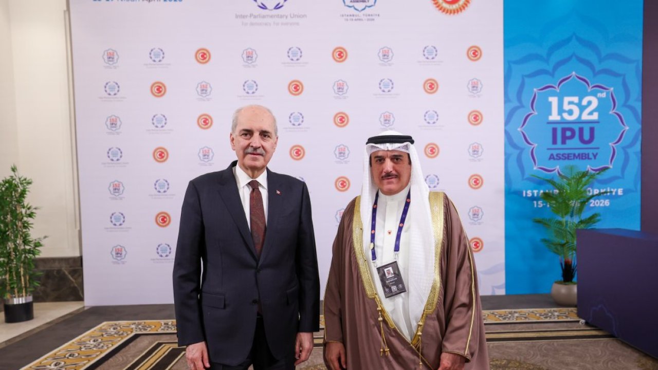 TBMM Başkanı Kurtulmuş, Bahreyn Temsilciler Meclisi Başkanı Al Musalam ile görüştü