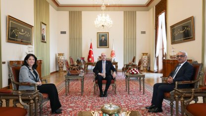 TBMM Başkanı Kurtulmuş, DEM Parti'li Buldan ve Sancar'ı kabul etti