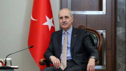 TBMM Başkanı Kurtulmuş, Katar Şura Meclisi Başkanı Al-Ghanim ile görüştü
