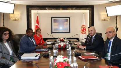 TBMM Başkanı Kurtulmuş, PAB Genel Sekreteri Chungong ve Genel Kurul Sekreteri Jabre ile görüştü