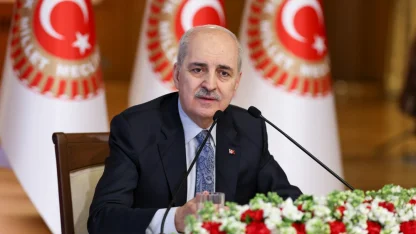 TBMM Başkanı Kurtulmuş, parlamento muhabirleriyle bir araya geldi: (2)