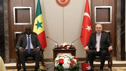TBMM Başkanı Kurtulmuş, Senegal Ulusal Meclisi Başkanı Ndiaye ile görüştü